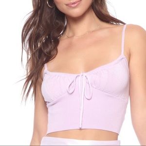 CROPPED LILAC CAMI TANK TOP ✨🦋